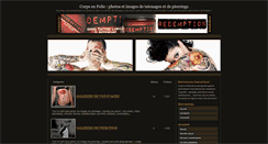 Desktop Screenshot of corpsenfolie.com