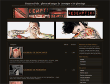 Tablet Screenshot of corpsenfolie.com